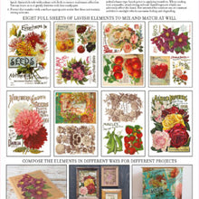 Load image into Gallery viewer, SEED CATALOGUE | IOD DECOR TRANSFER 8&quot; X 12&quot; PAD™