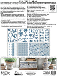 DELFT TRADITIONS AZURE | IOD PAINT INLAY 12×16 PAD™