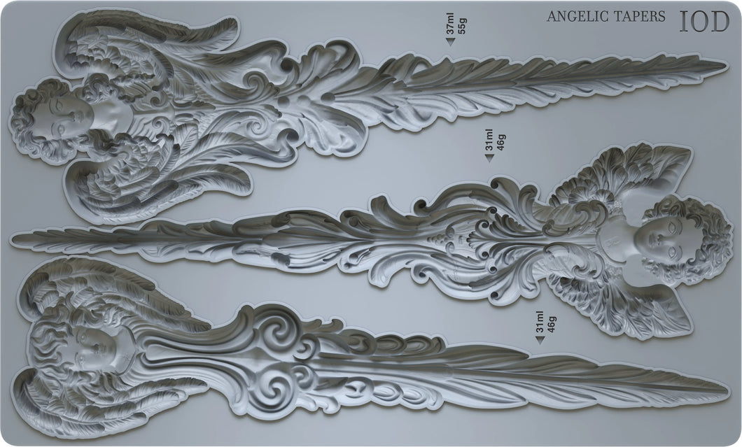 Angelic Tapers 6X10  | 2024 HOLIDAY IOD DECOR MOULDS™