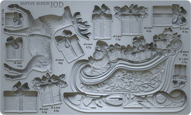 Santa's Sleigh 6X10  | 2024 HOLIDAY IOD DECOR MOULDS™