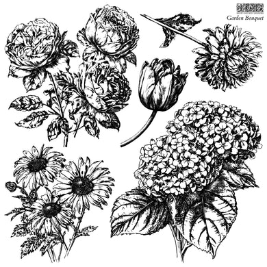 GARDEN BOUQUET | IOD 12×12 DECOR STAMP™