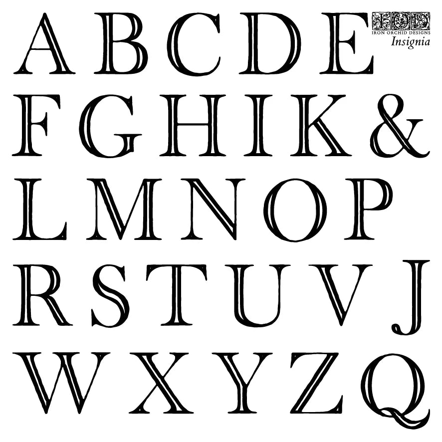 INSIGNIA | IOD 6× 6 DECOR STAMP