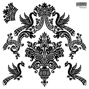 Velveteen | IOD 6× 6 DECOR STAMP
