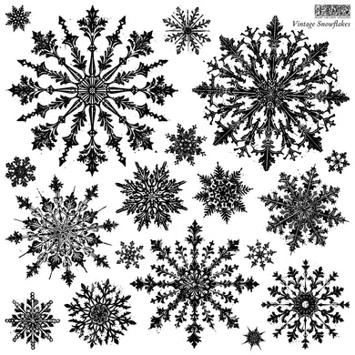 Vintage Snowflakes | IOD HOLIDAY 2024 12×12 DECOR STAMP™