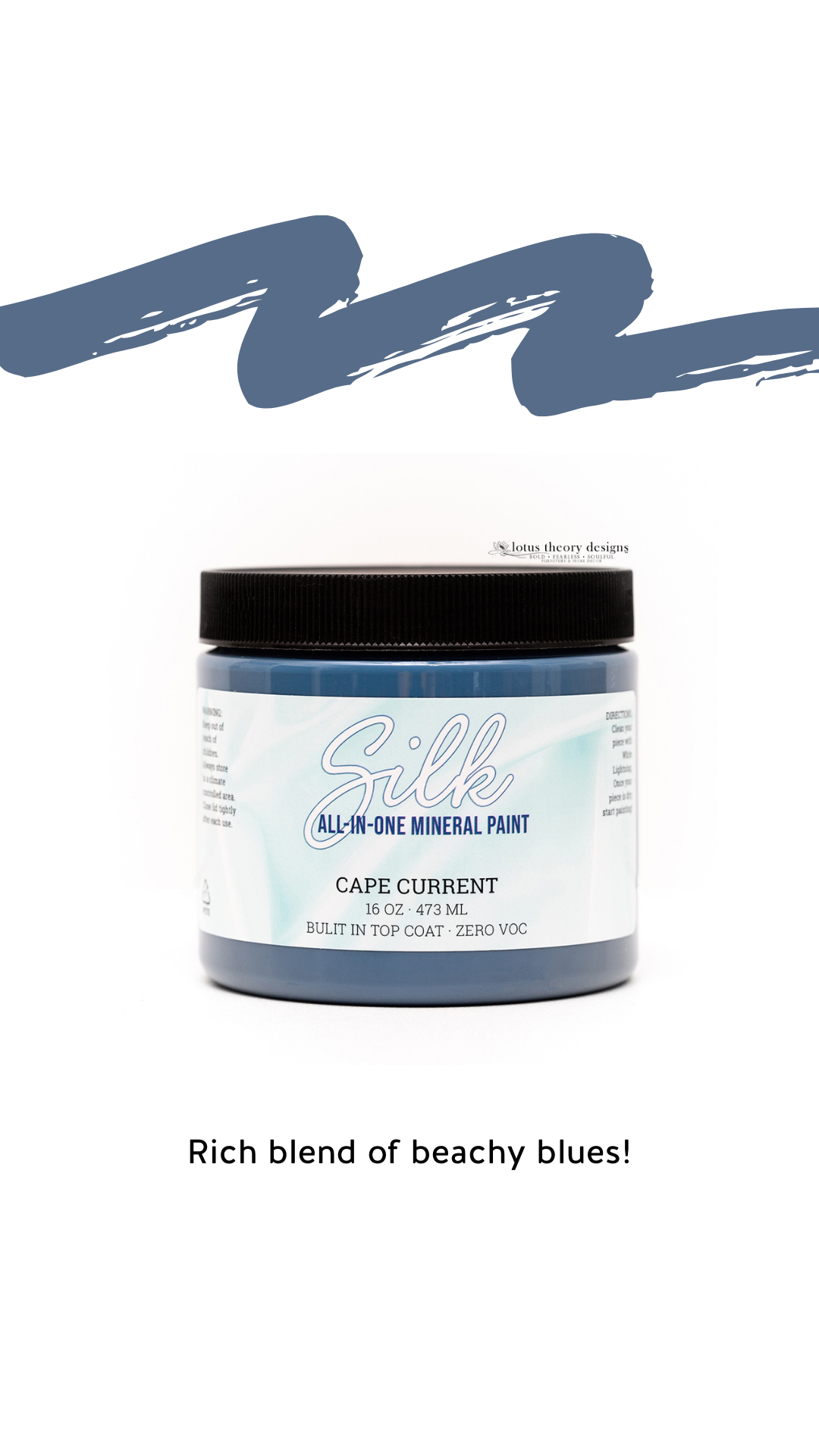 Silk Mineral Paint Cape Current | Dixie Belle Paint Co. – Twigs n