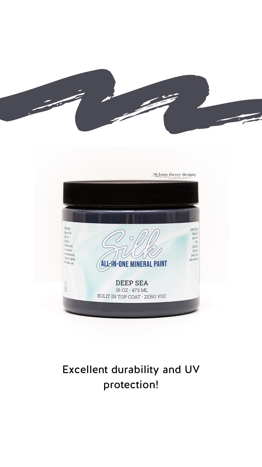 Deep Sea, Silk All-In-One Mineral Paint, Dixie Belle Furniture