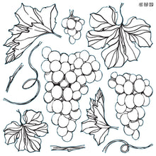 Load image into Gallery viewer, Grapes | IOD 12×12 DECOR STAMP™