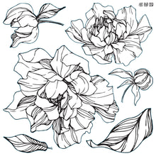 Load image into Gallery viewer, Peonies | IOD 12×12 DECOR STAMP™
